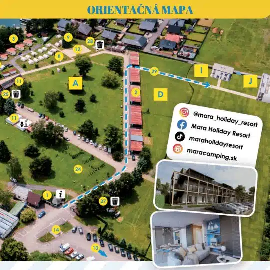 Mara Holiday Resort – ORIENTAčNA MAPA